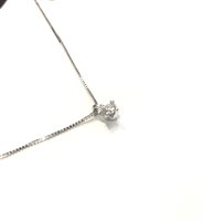 Collana Miluna Donna in Oro bianco Diamante CLD4086-005G7 - CLD4086-005G7